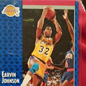 Lakers Magic Johnson Basketball Card